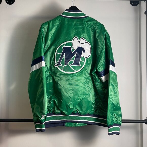 Starter Dallas Mavericks satin jacket size XL - Picture 2 of 3